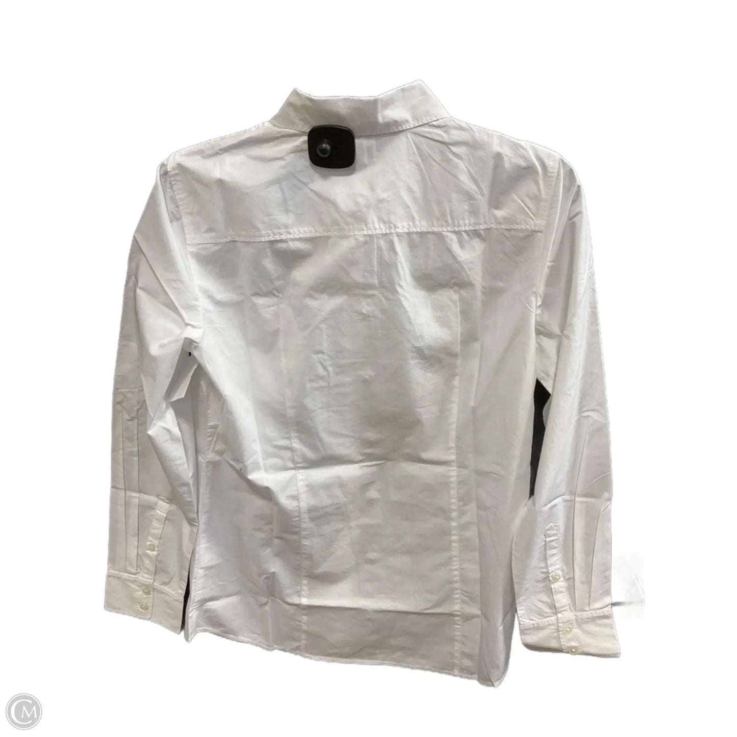 Blouse Long Sleeve By J. Crew In White, Size: S