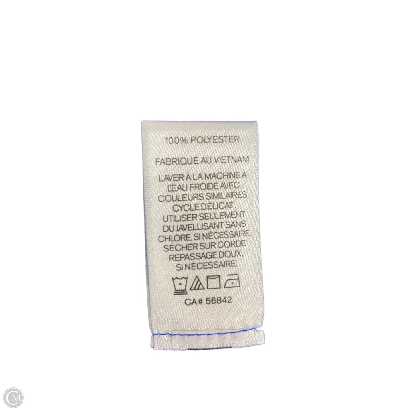 Blouse 3/4 Sleeve By Express In Blue, Size: Xs