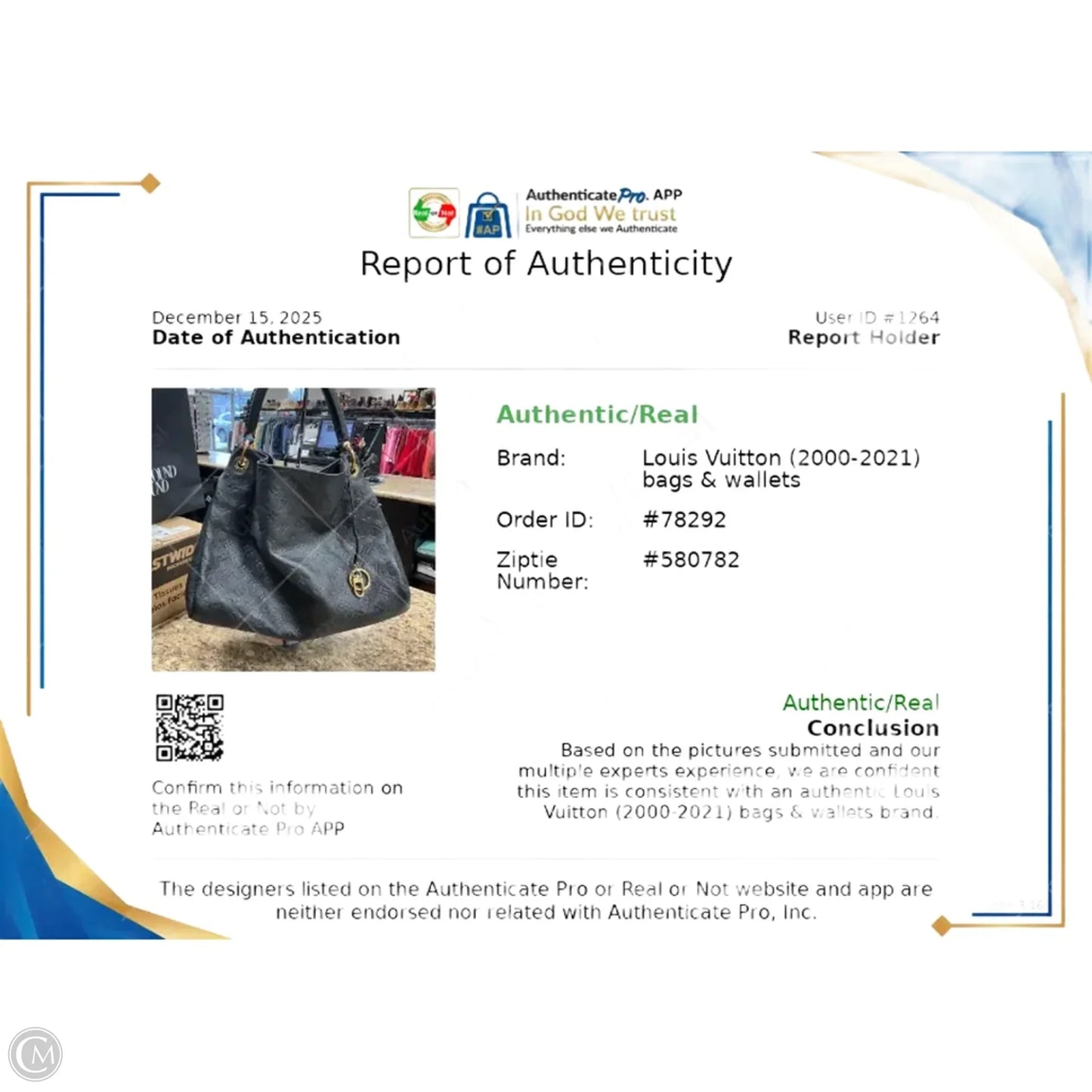 Handbag Luxury Designer By Louis Vuitton, Size: Large