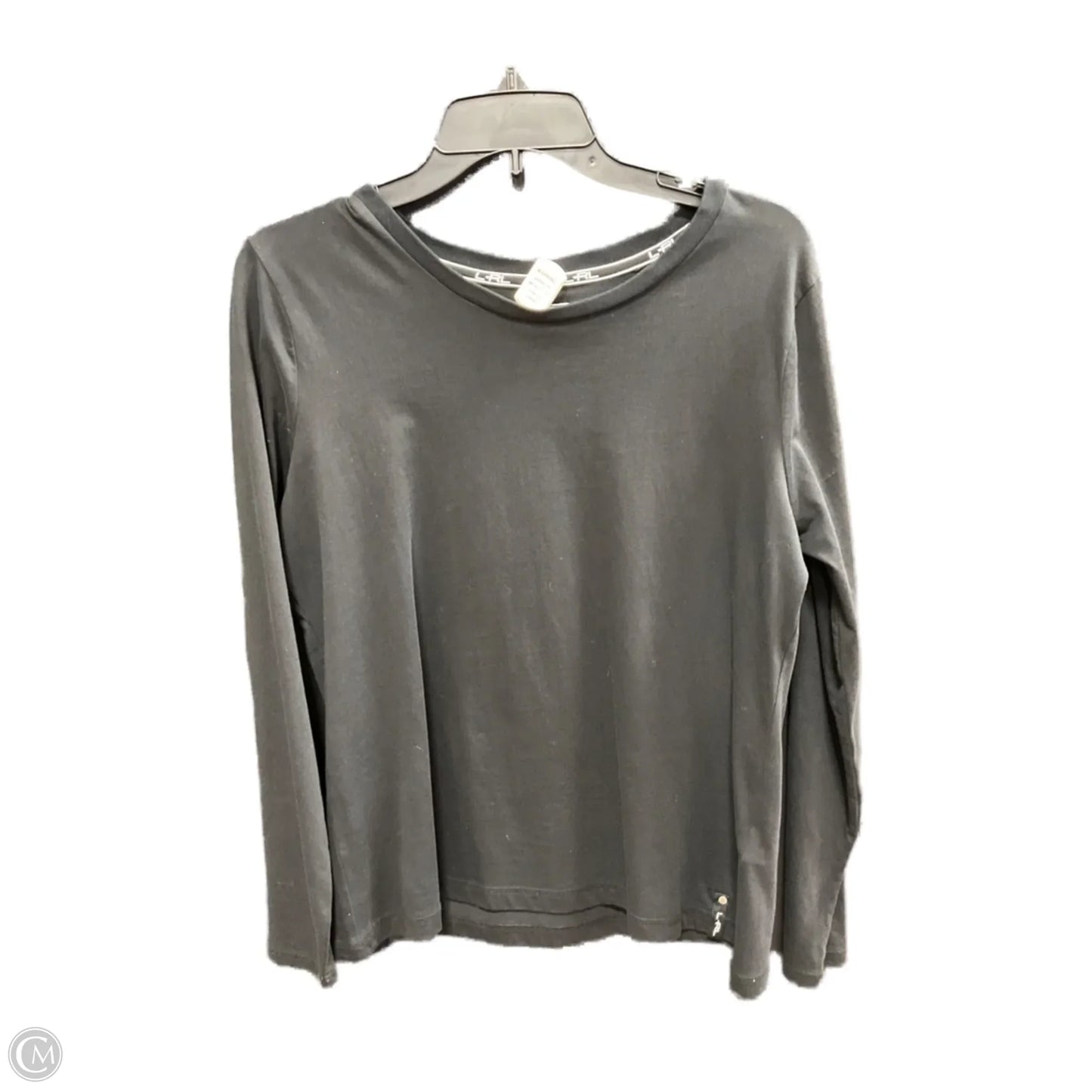 Top Long Sleeve By Lauren By Ralph Lauren In Black, Size: Xl