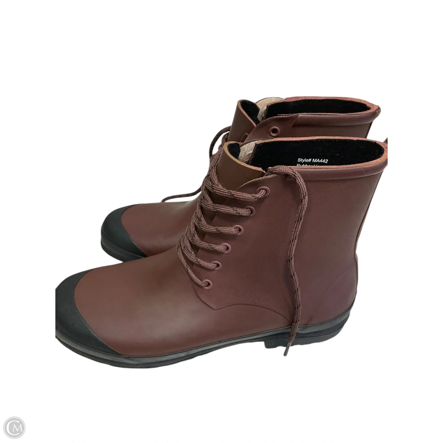 Boots Ankle Flats By Madewell In Brown, Size: 10