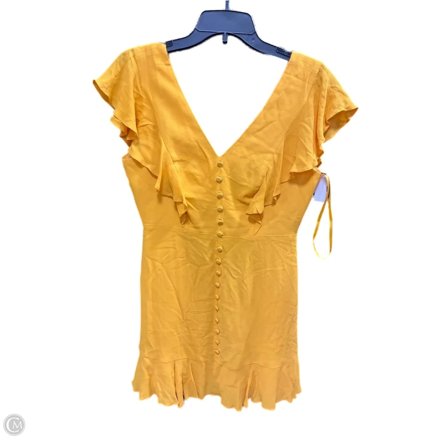Dress Casual Short By Bcbgmaxazria In Yellow, Size: 6