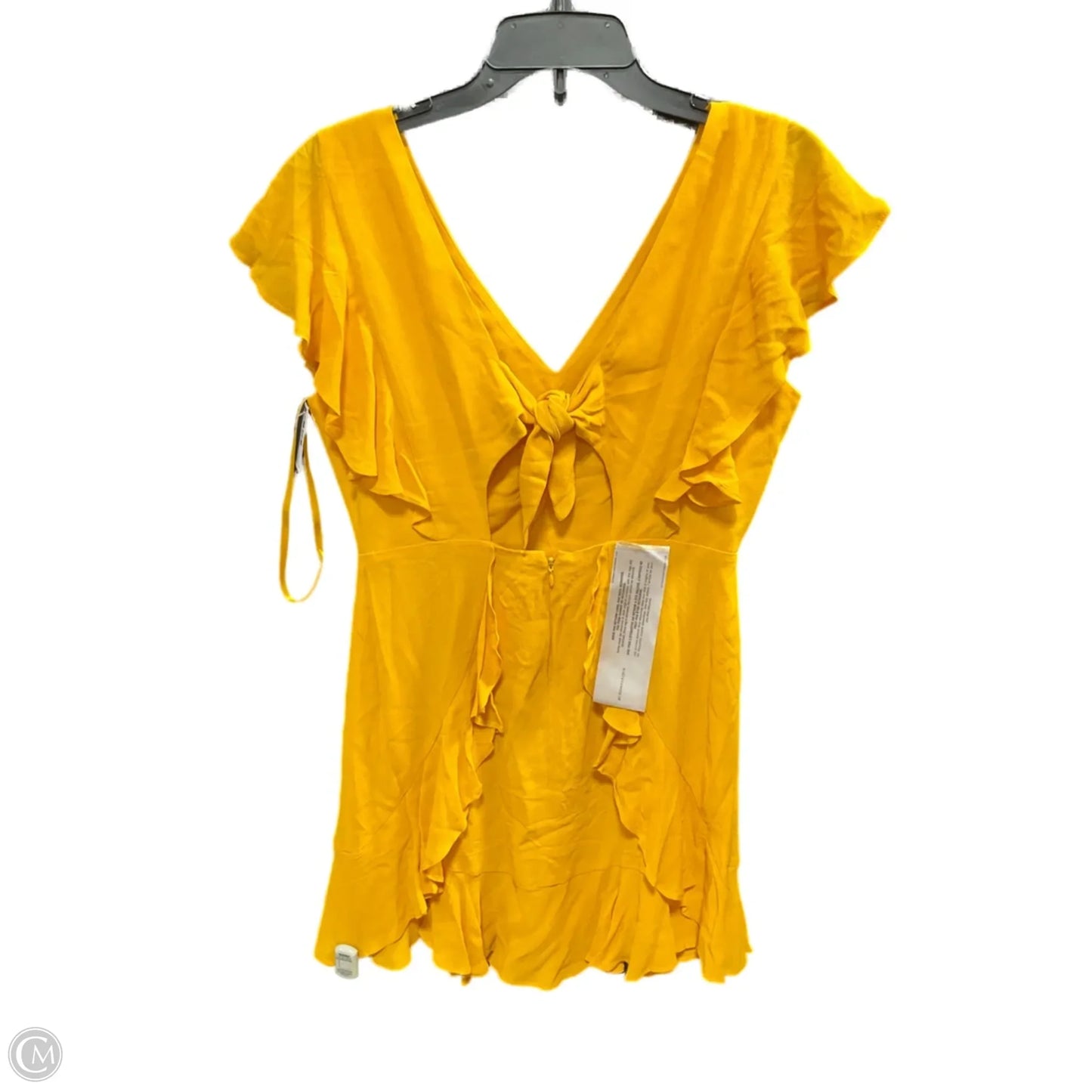 Dress Casual Short By Bcbgmaxazria In Yellow, Size: 6