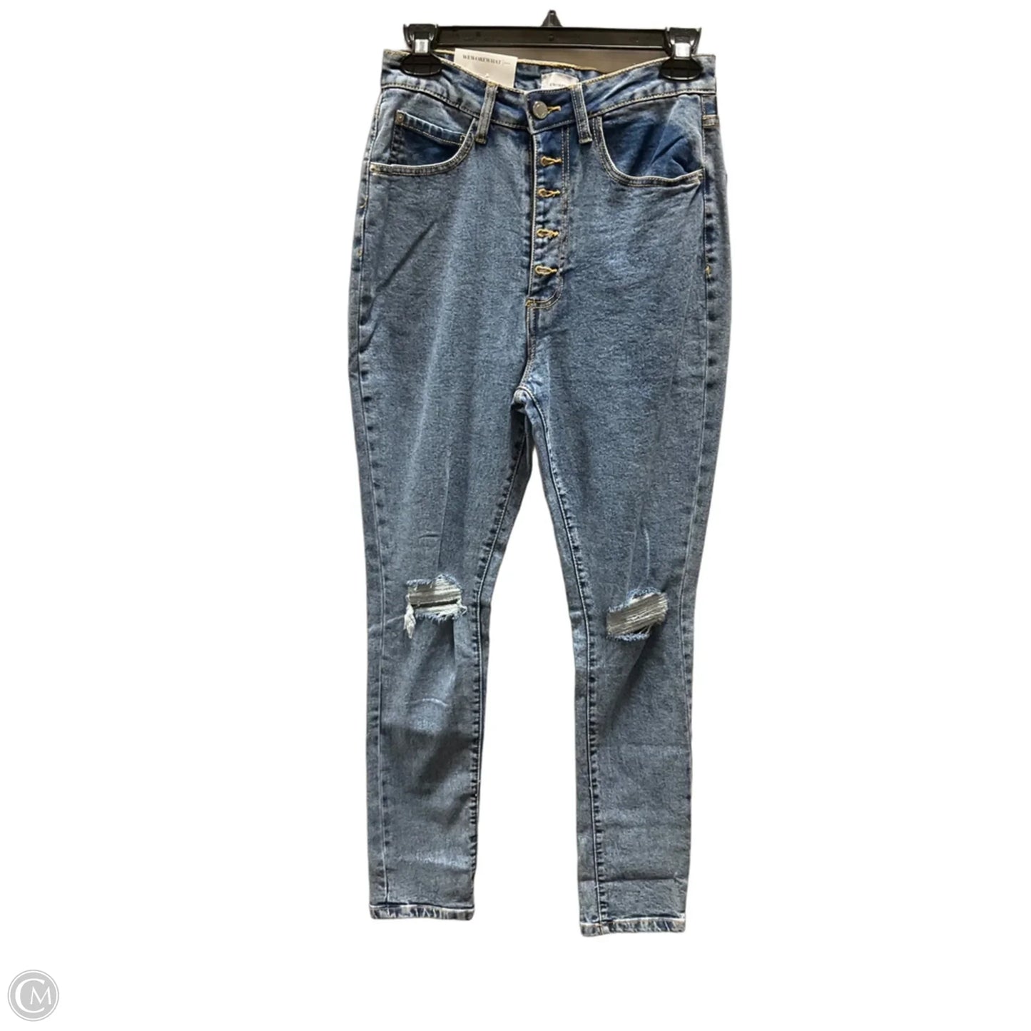 Jeans Straight By Clothes Mentor In Blue Denim, Size: 0