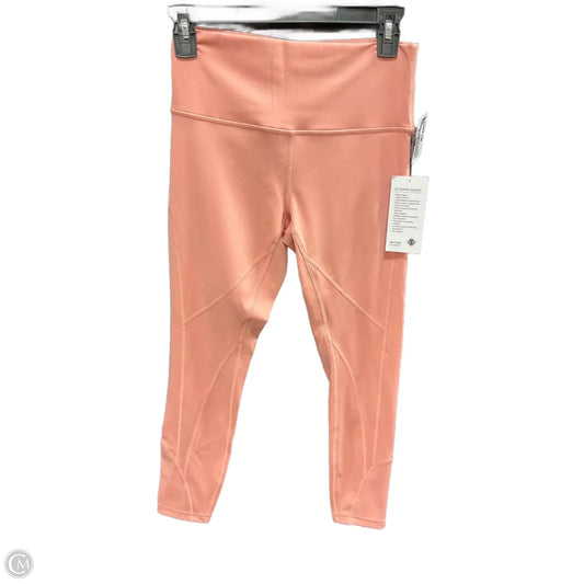 Athletic Leggings By Antonio Melani In Peach, Size: S