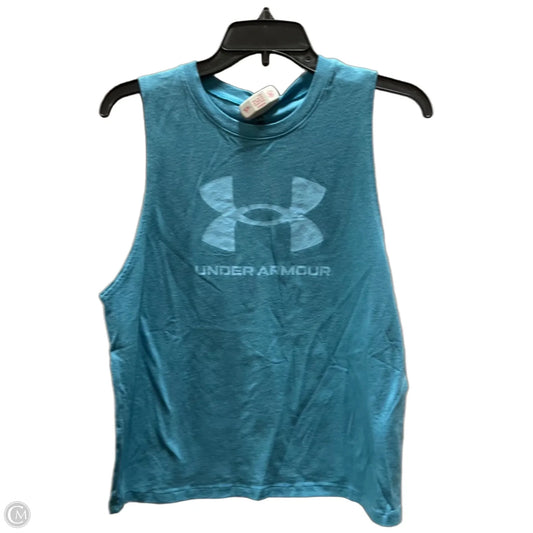 Athletic Tank Top By Under Armour In Blue, Size: L