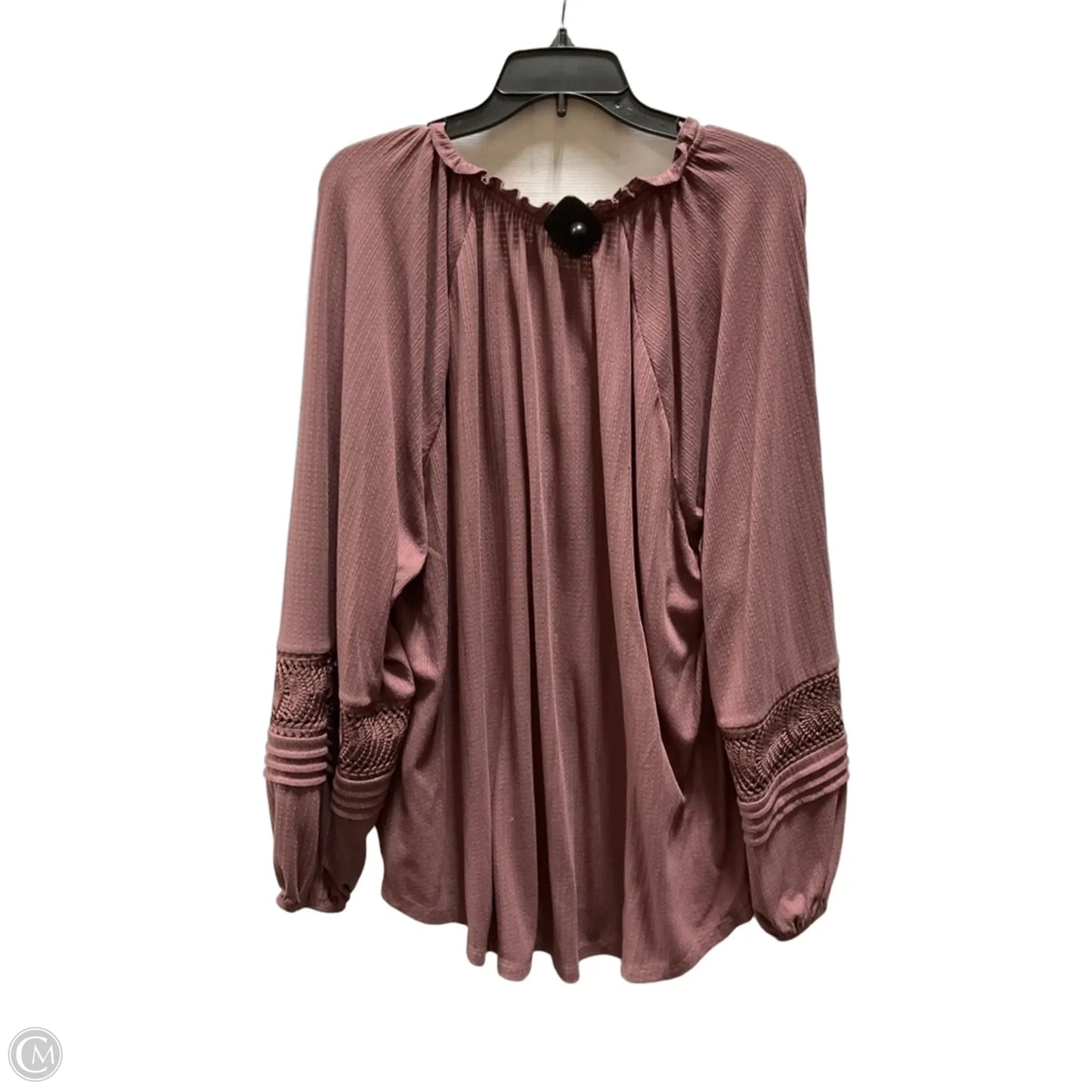 Top Long Sleeve By Torrid In Pink, Size: 3x