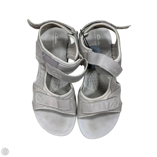 Sandals Flats By Clarks In Beige, Size: 8.5