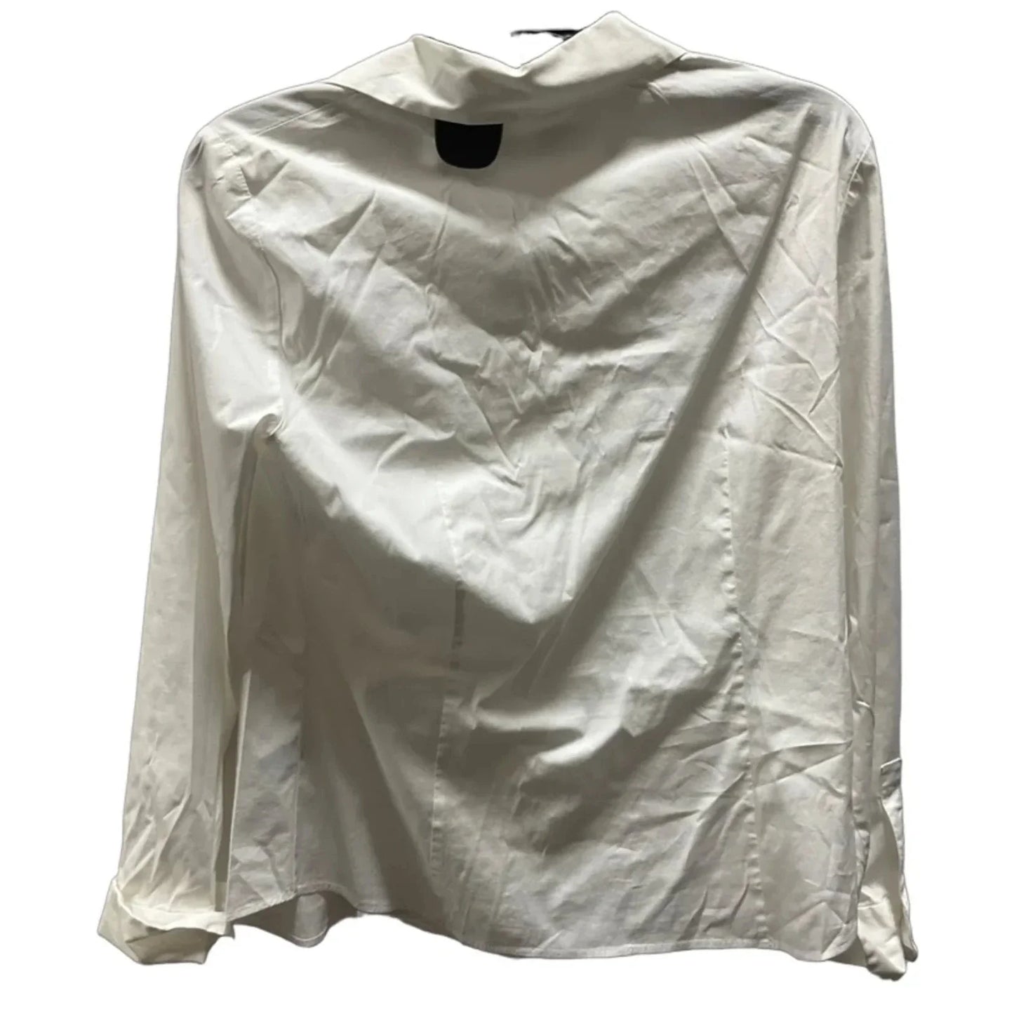 Blouse Long Sleeve By Saks Fifth Avenue In White, Size: 8