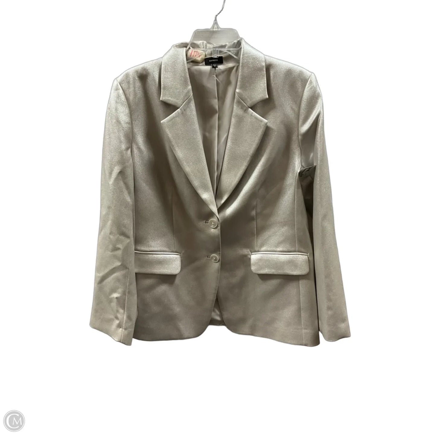 Blazer By Express In Silver, Size: M