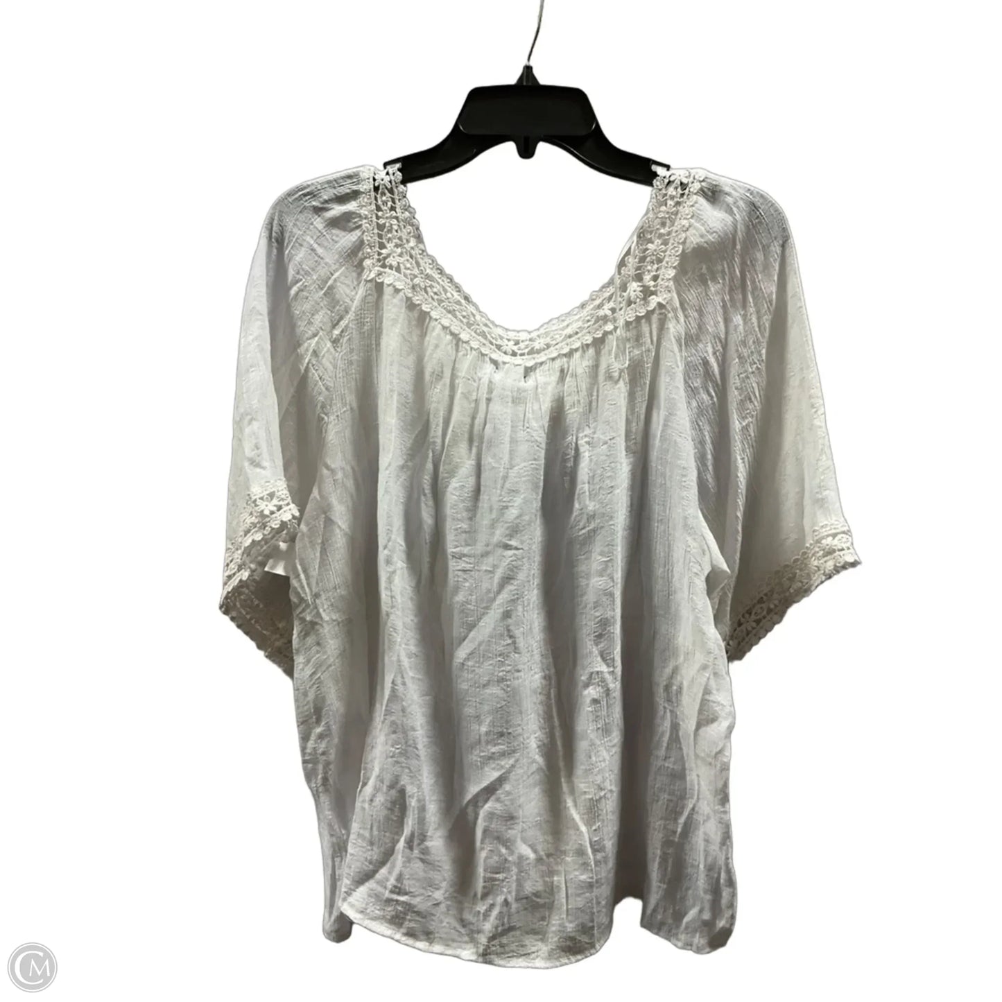 Top Sleeveless By New Directions In White, Size: Xl