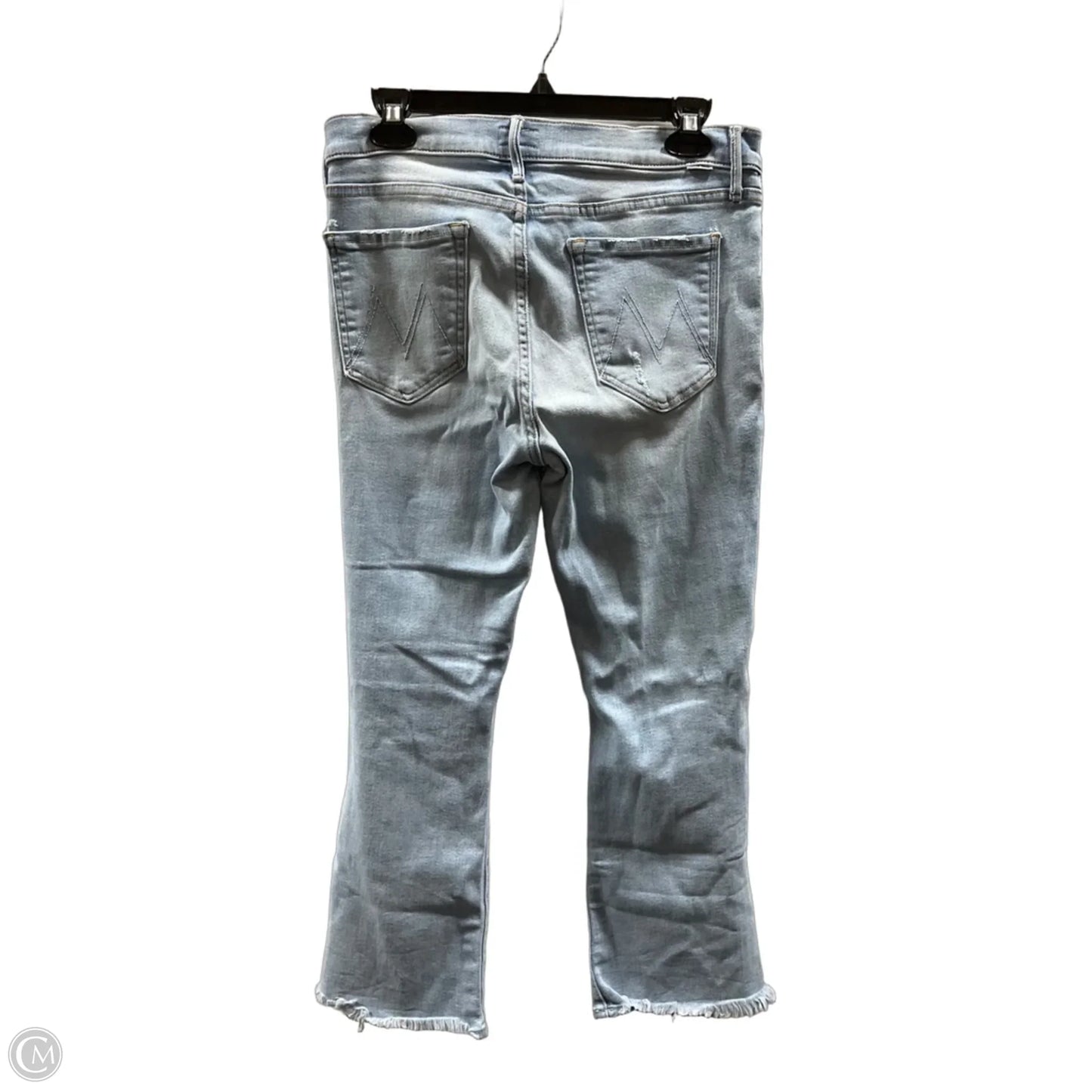 Jeans Cropped By Mother In Blue Denim, Size: 8