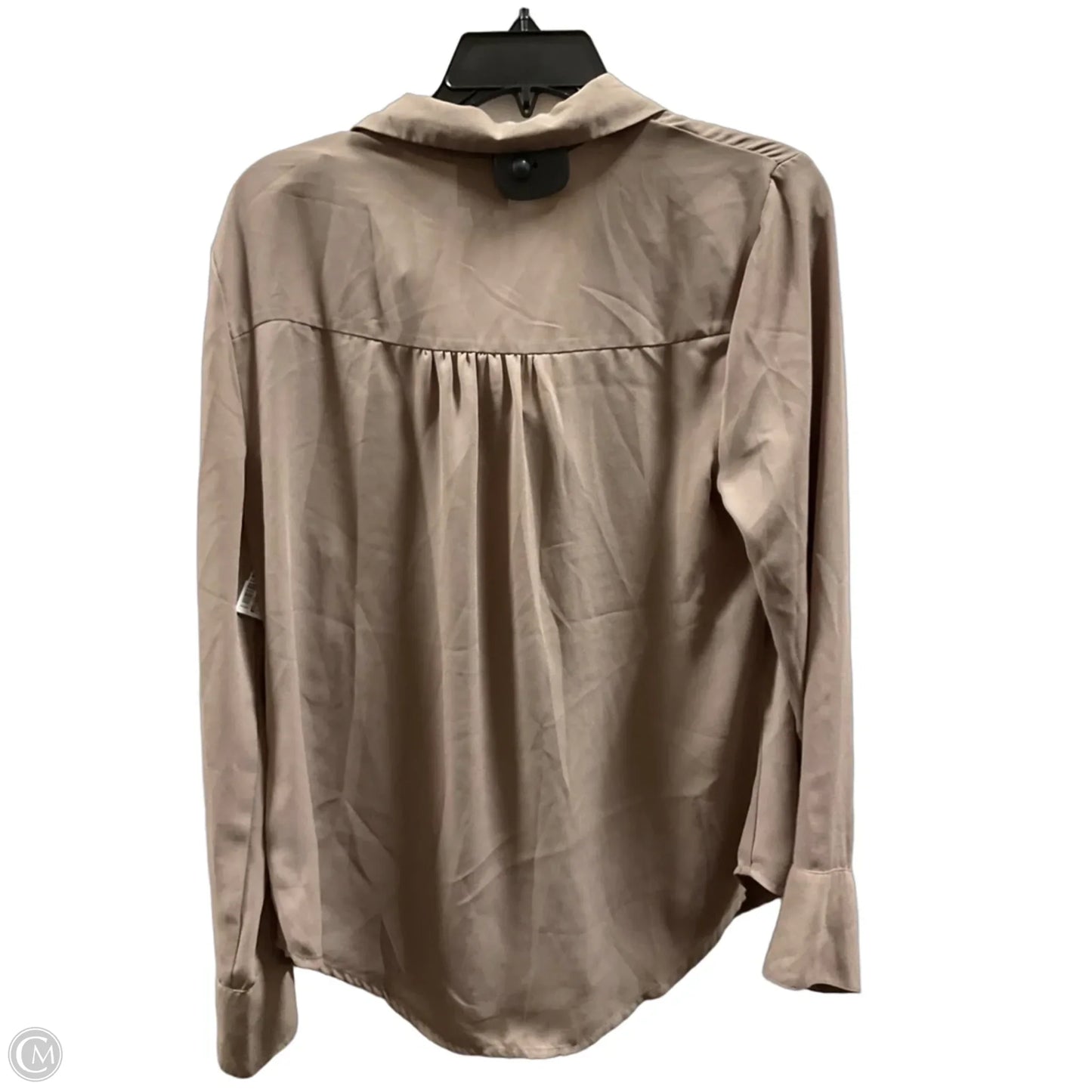 Blouse Long Sleeve By Worthington In Brown, Size: M