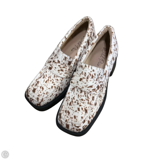 Shoes Heels Block By Cmf In Animal Print, Size: 8.5