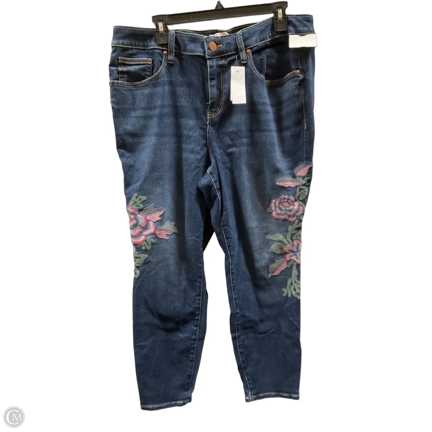 Jeans Skinny By Lane Bryant In Blue Denim, Size: 18