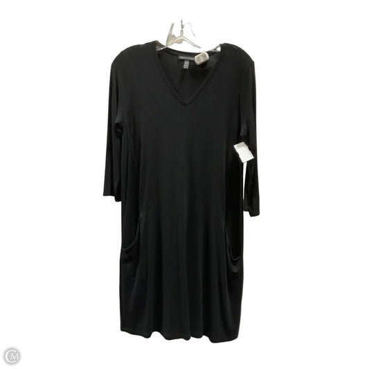Dress Casual Short By Eileen Fisher In Black, Size: Xxs