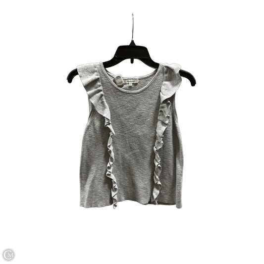Top Sleeveless By Madewell In Grey, Size: M