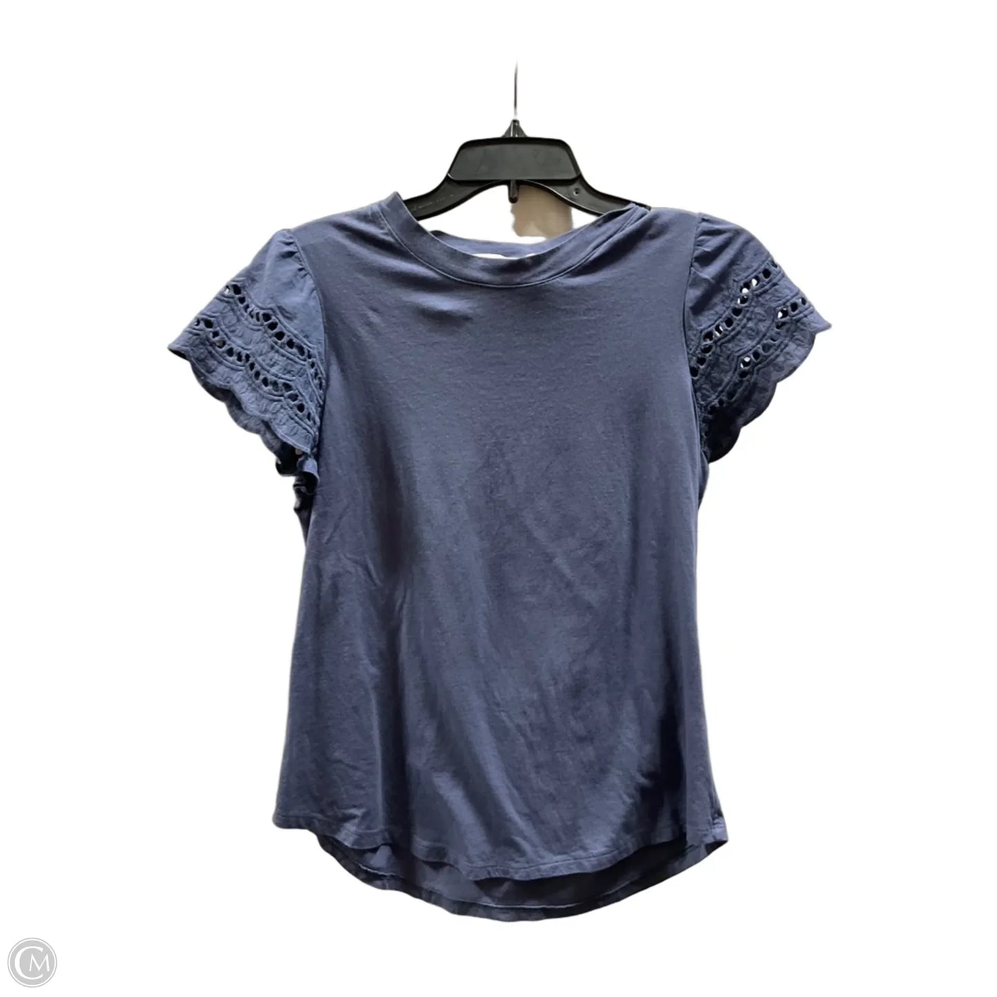 Top Short Sleeve By C And C In Blue, Size: M