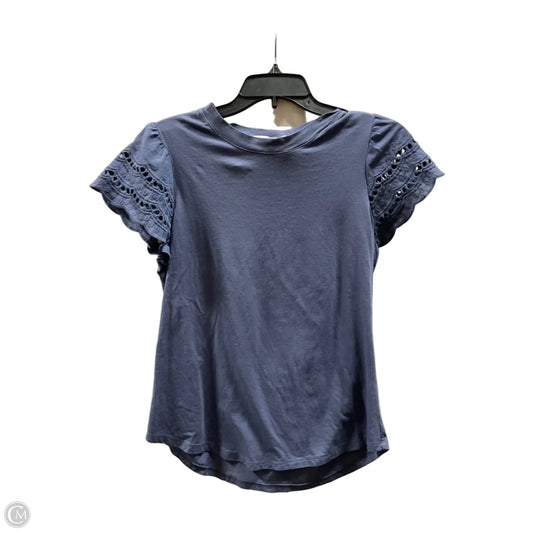 Top Short Sleeve By C And C In Blue, Size: M