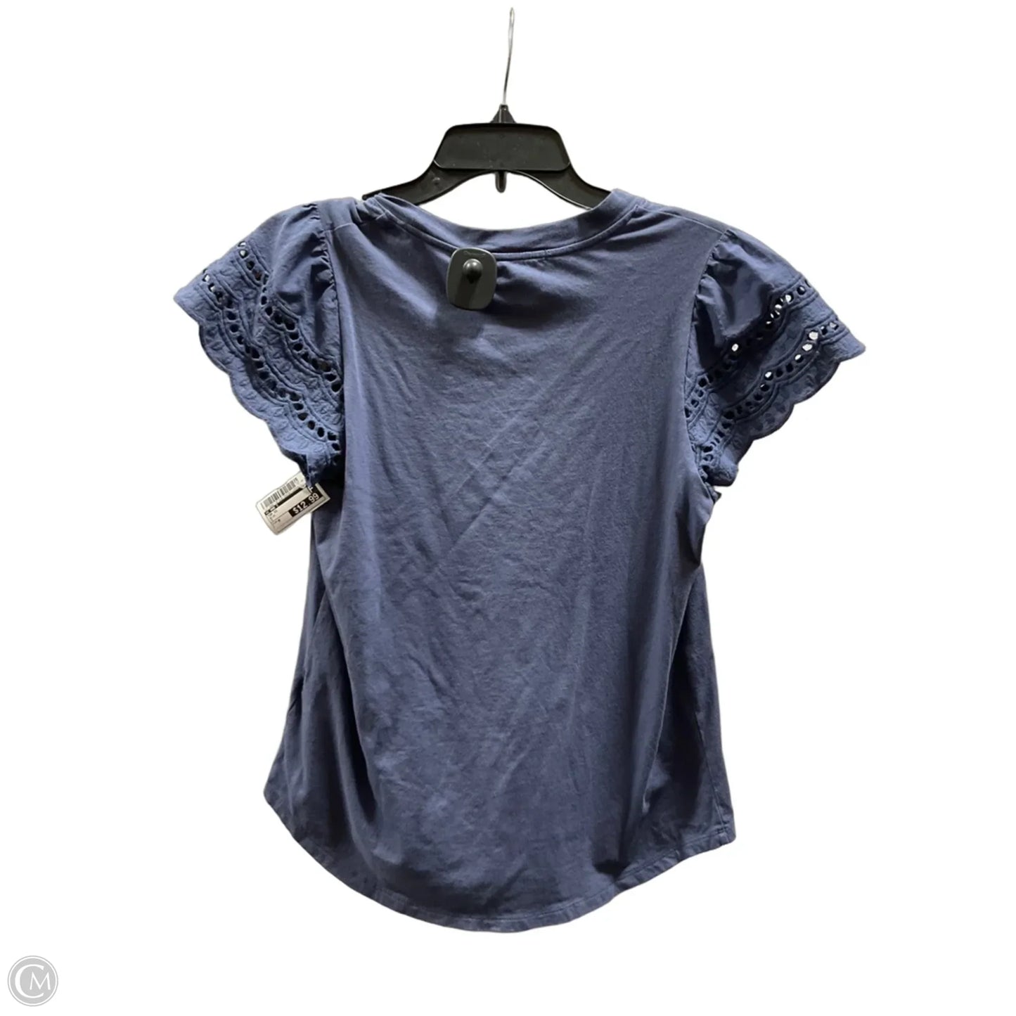 Top Short Sleeve By C And C In Blue, Size: M