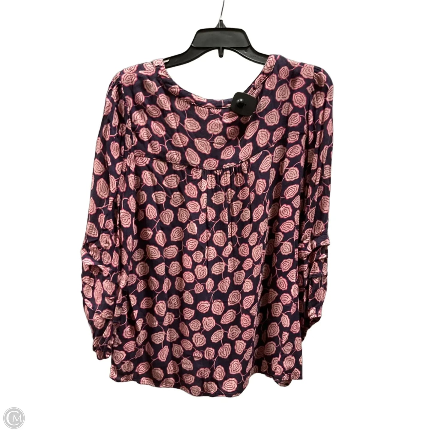 Top Long Sleeve By Maeve In Floral Print, Size: Xl