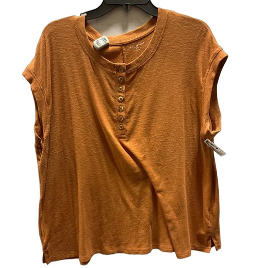 Top Sleeveless By Lane Bryant In Orange, Size: Xxl
