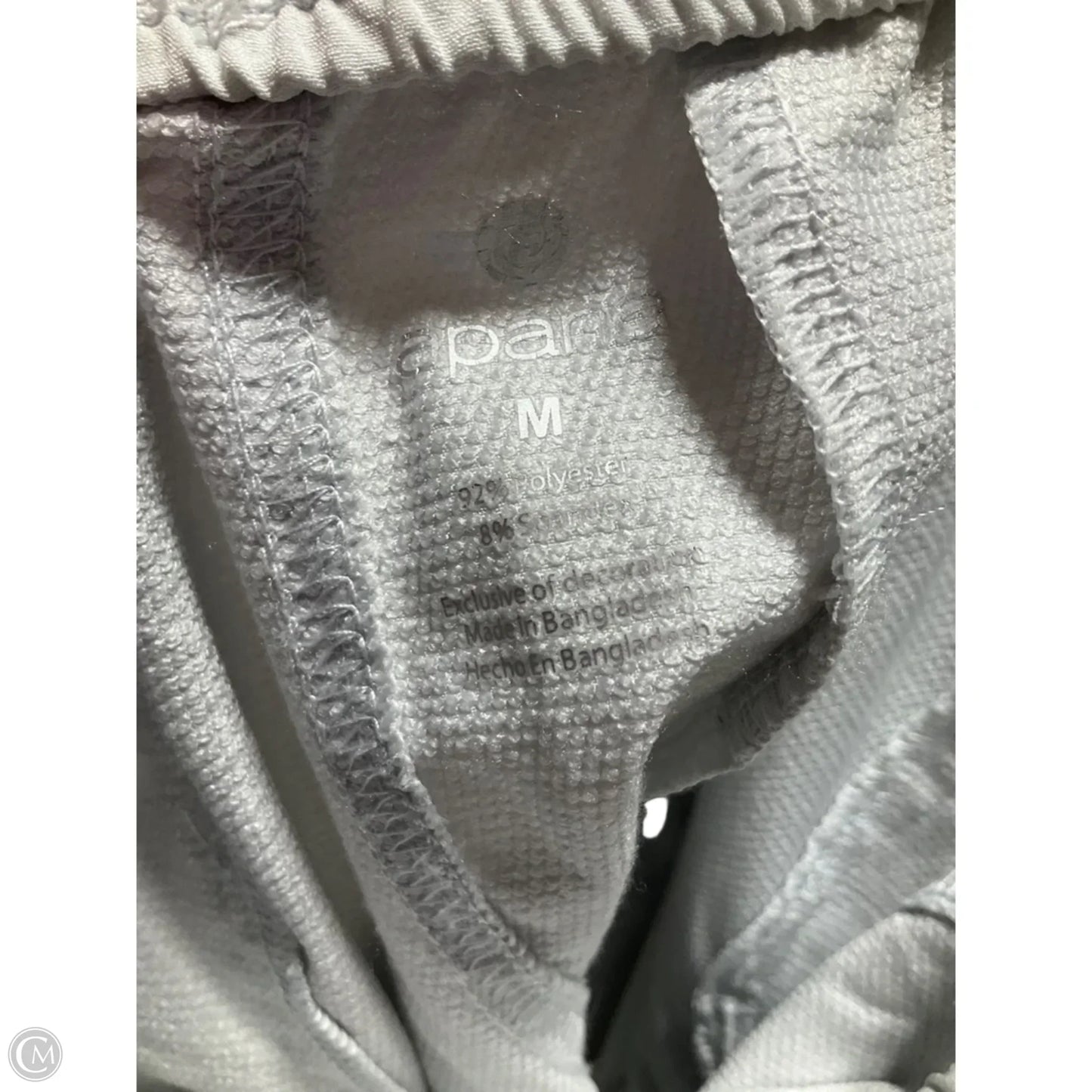 Athletic Pants By Apana In Grey, Size: M