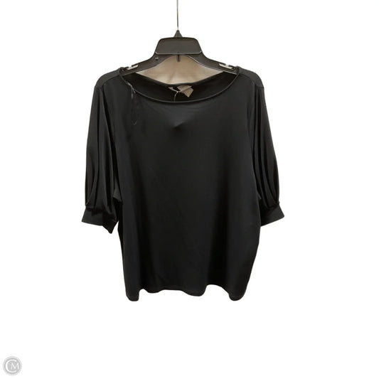 Top Short Sleeve Basic By H&m In Black, Size: Xl