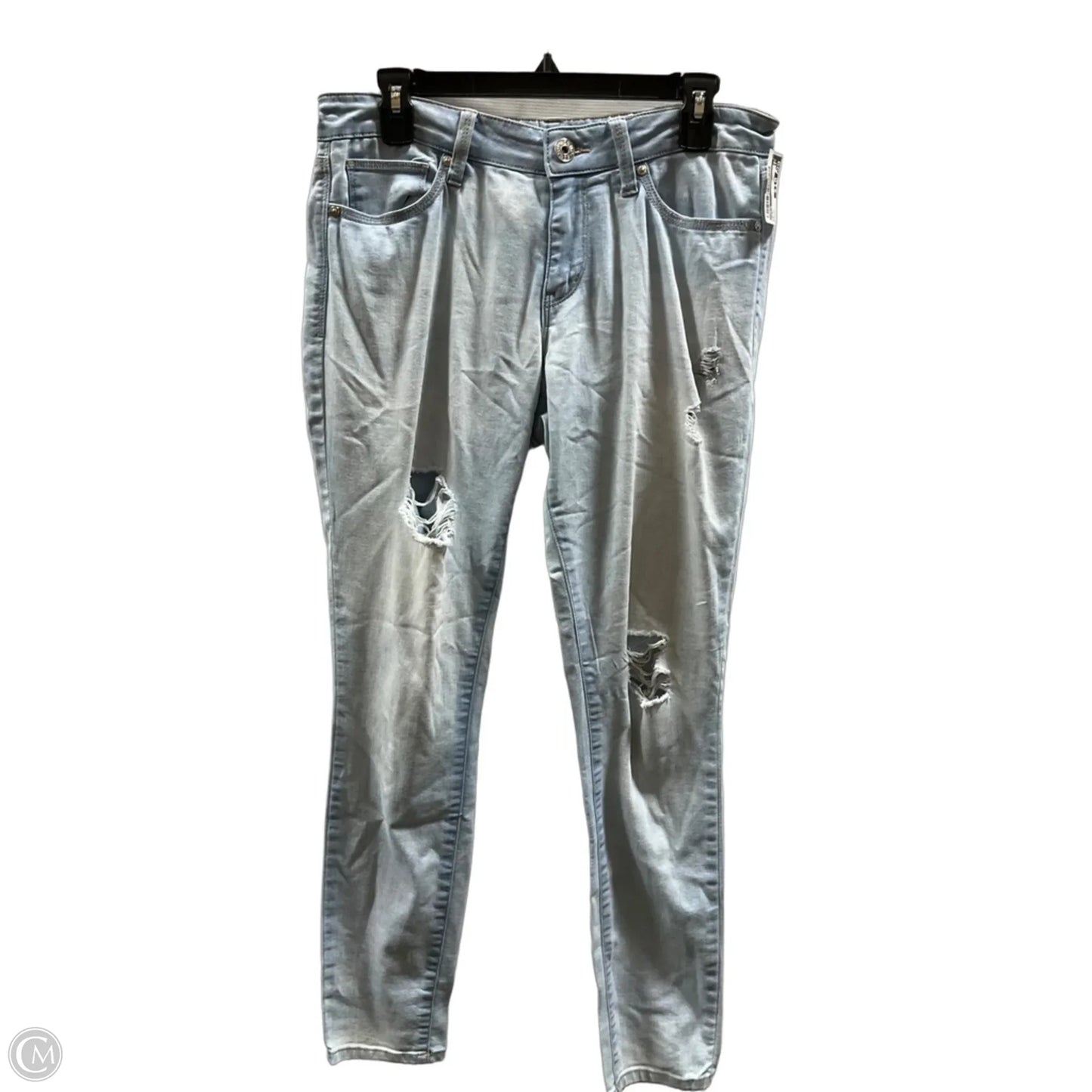 Jeans Skinny By Guess In Blue, Size: 6