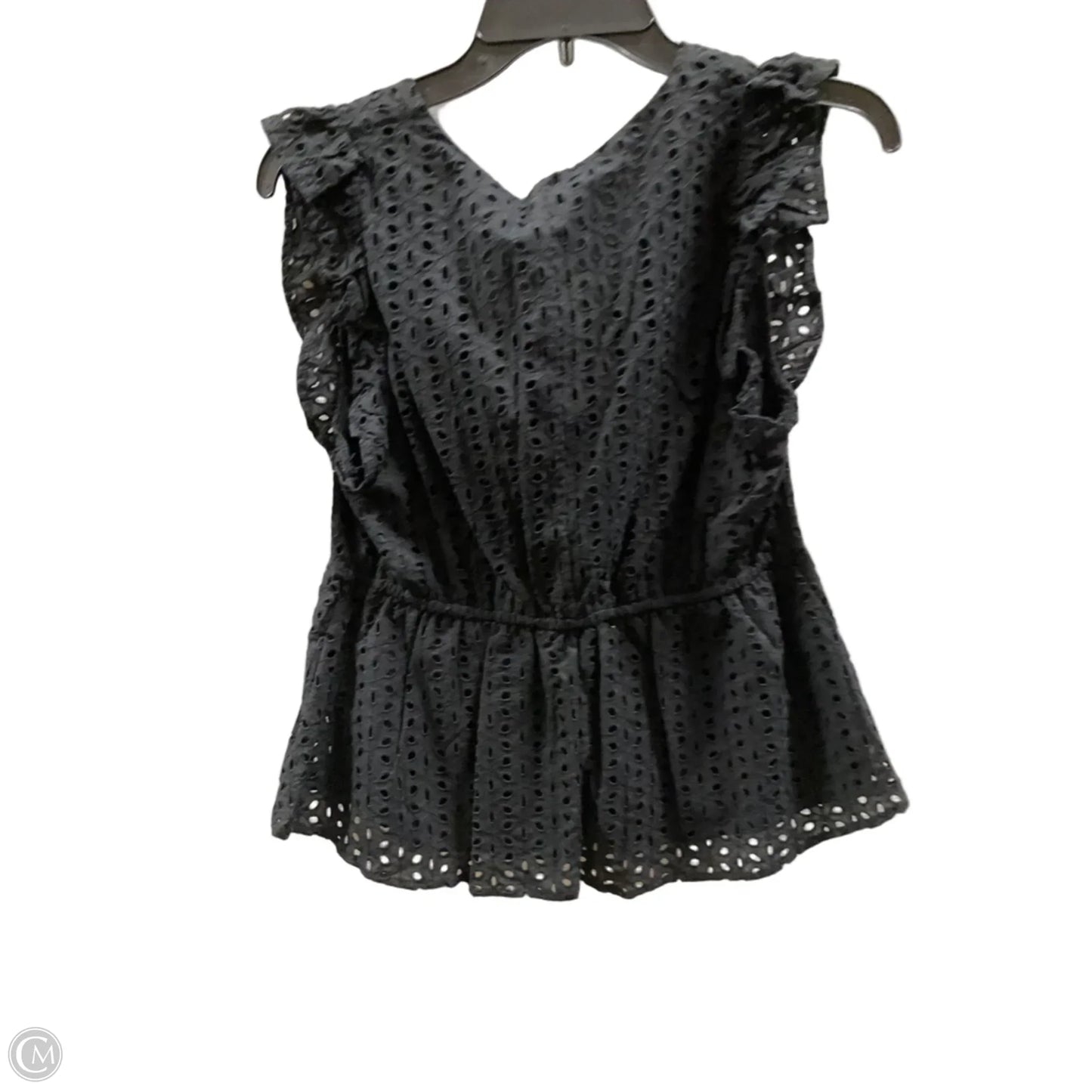 Top Sleeveless By Jun & Ivy In Black, Size: M