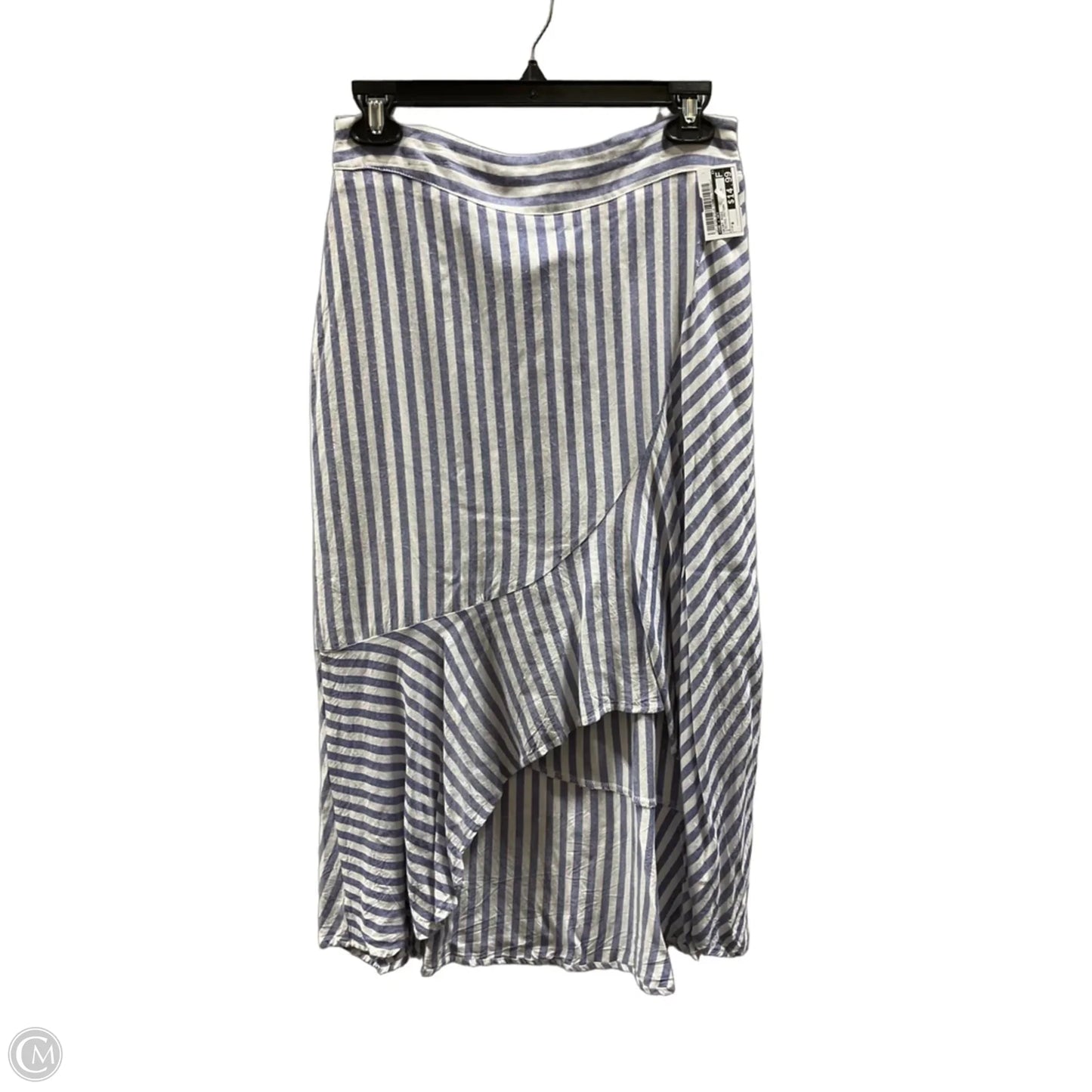 Skirt Midi By She + Sky In Striped Pattern, Size: 8