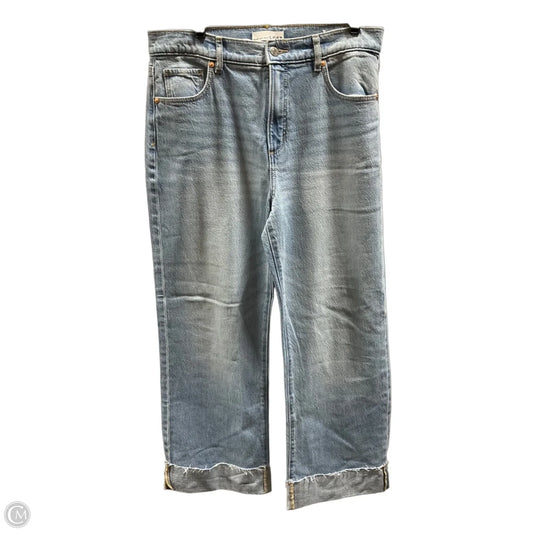 Jeans Wide Leg By Loft In Blue, Size: 8