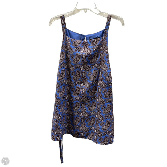 Top Sleeveless By Banana Republic In Paisley Print, Size: Xl
