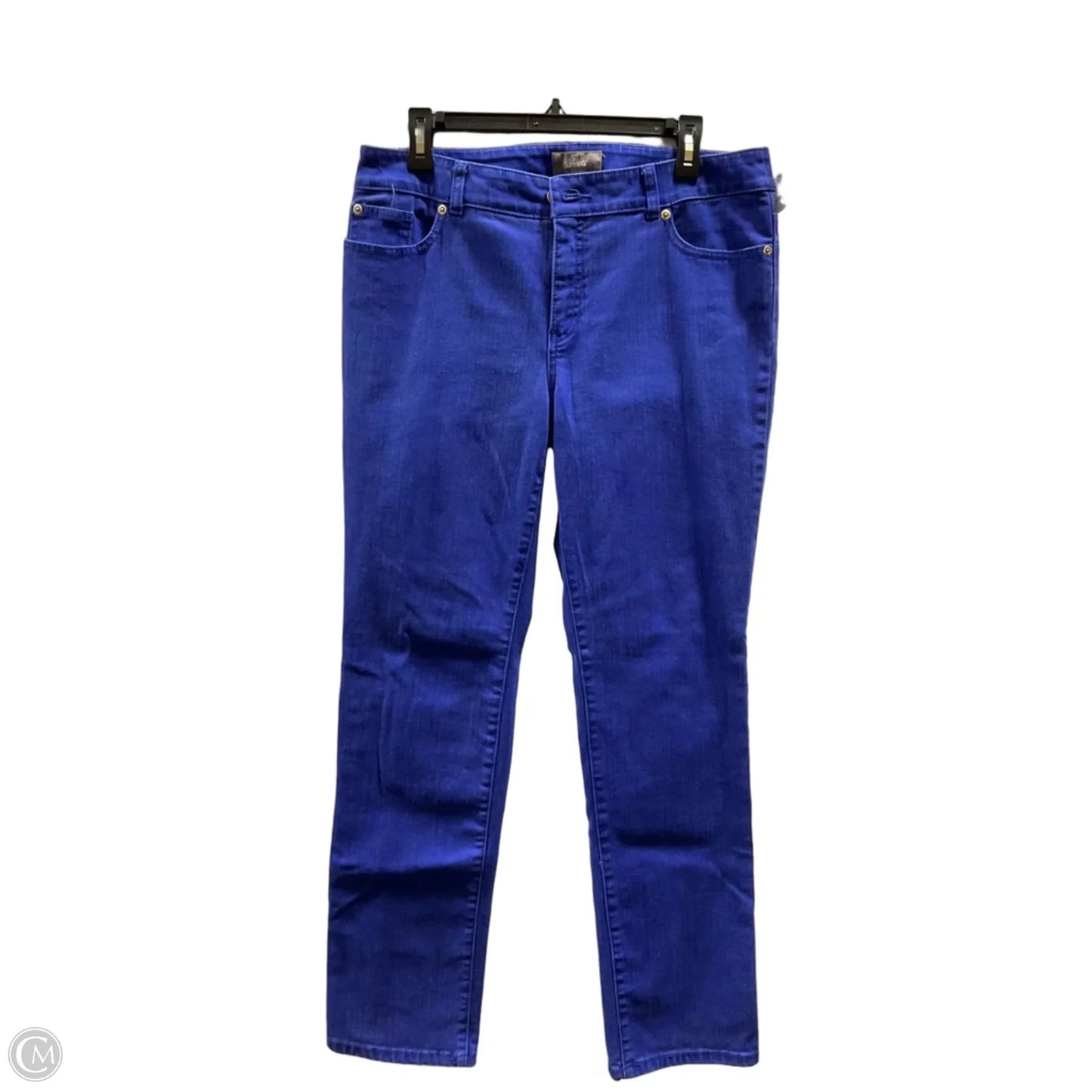 Jeans Straight By Chicos In Blue, Size: 8