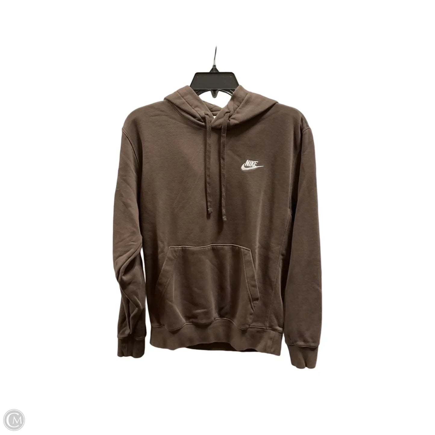 Sweatshirt Hoodie By Nike In Brown, Size: Xs
