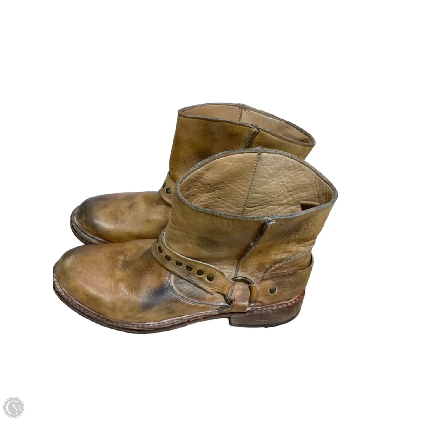 Boots Ankle Flats By Bed Stu In Brown, Size: 7.5