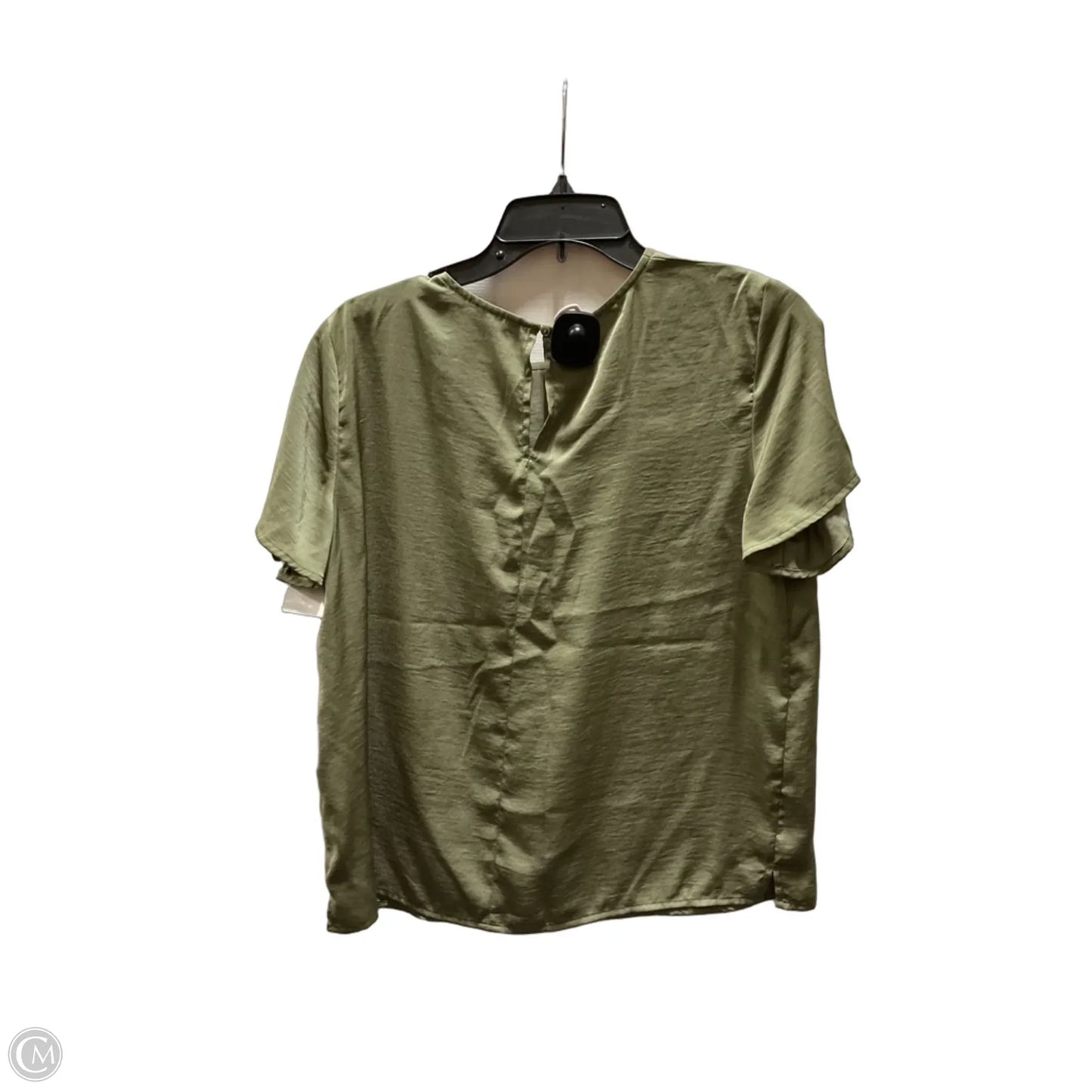 Top Short Sleeve By Banana Republic In Green, Size: M