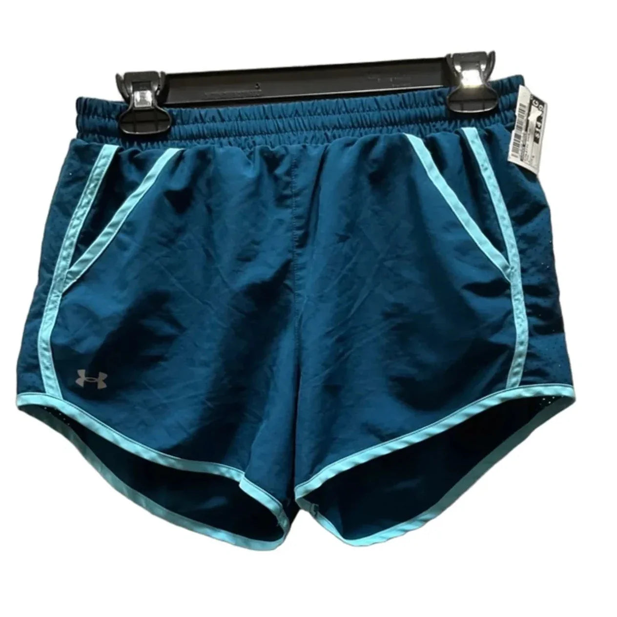 Athletic Shorts By Under Armour In Teal, Size: S
