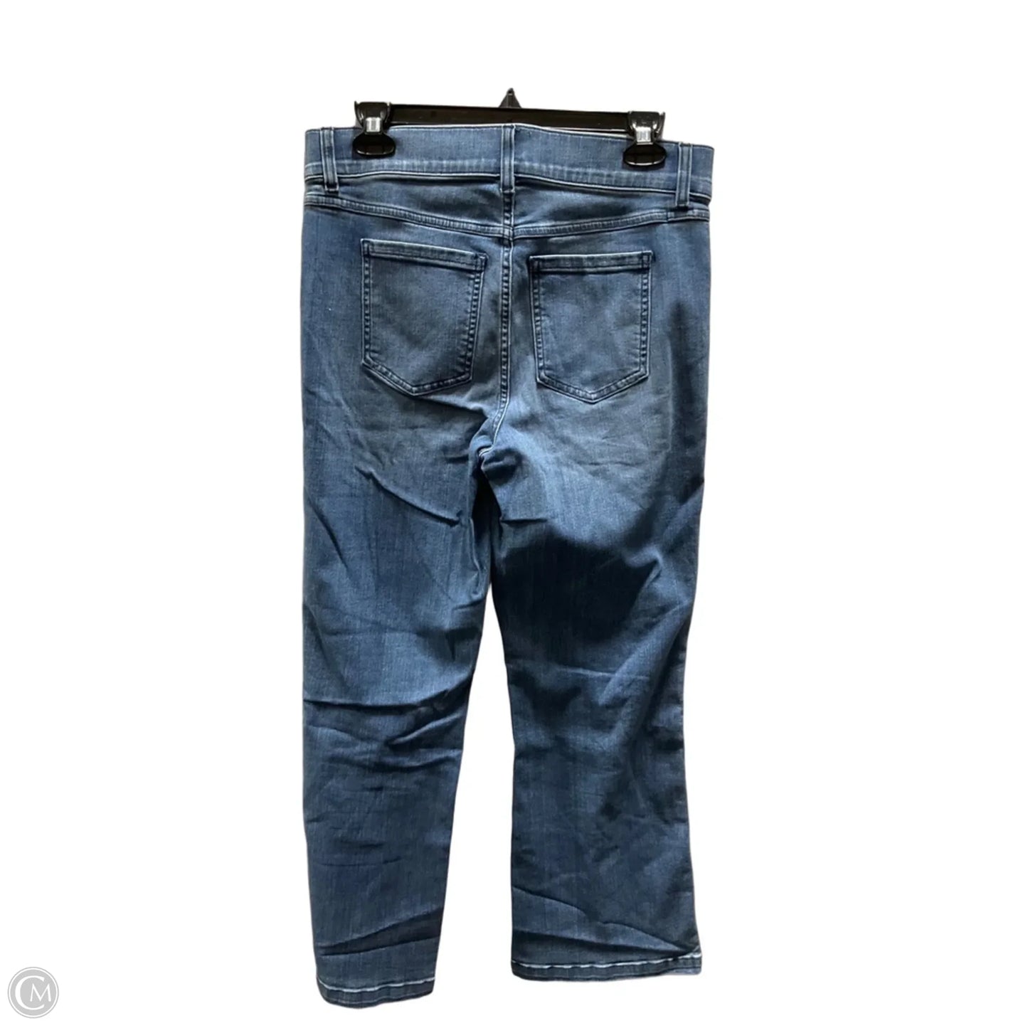 Jeans Straight By Spanx In Blue Denim, Size: 12
