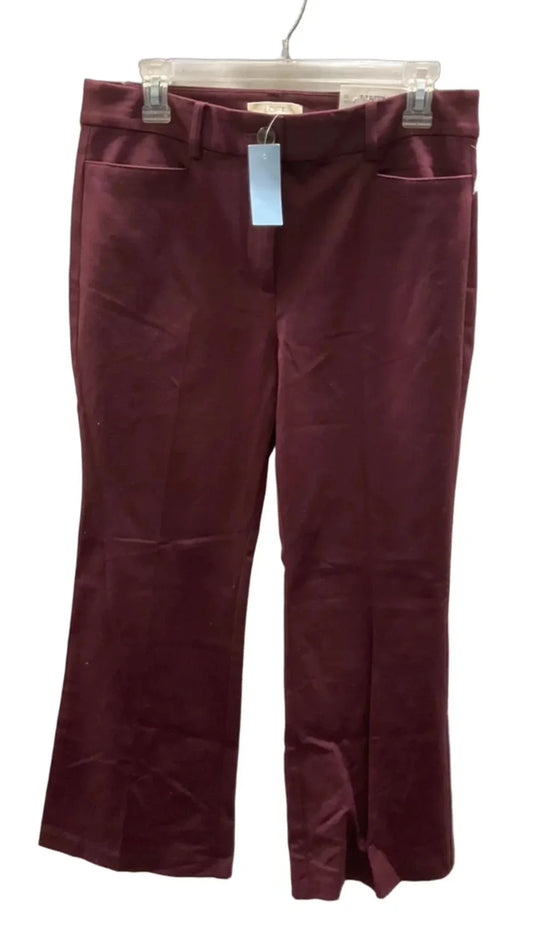 Pants Dress By Loft In Maroon, Size: 10