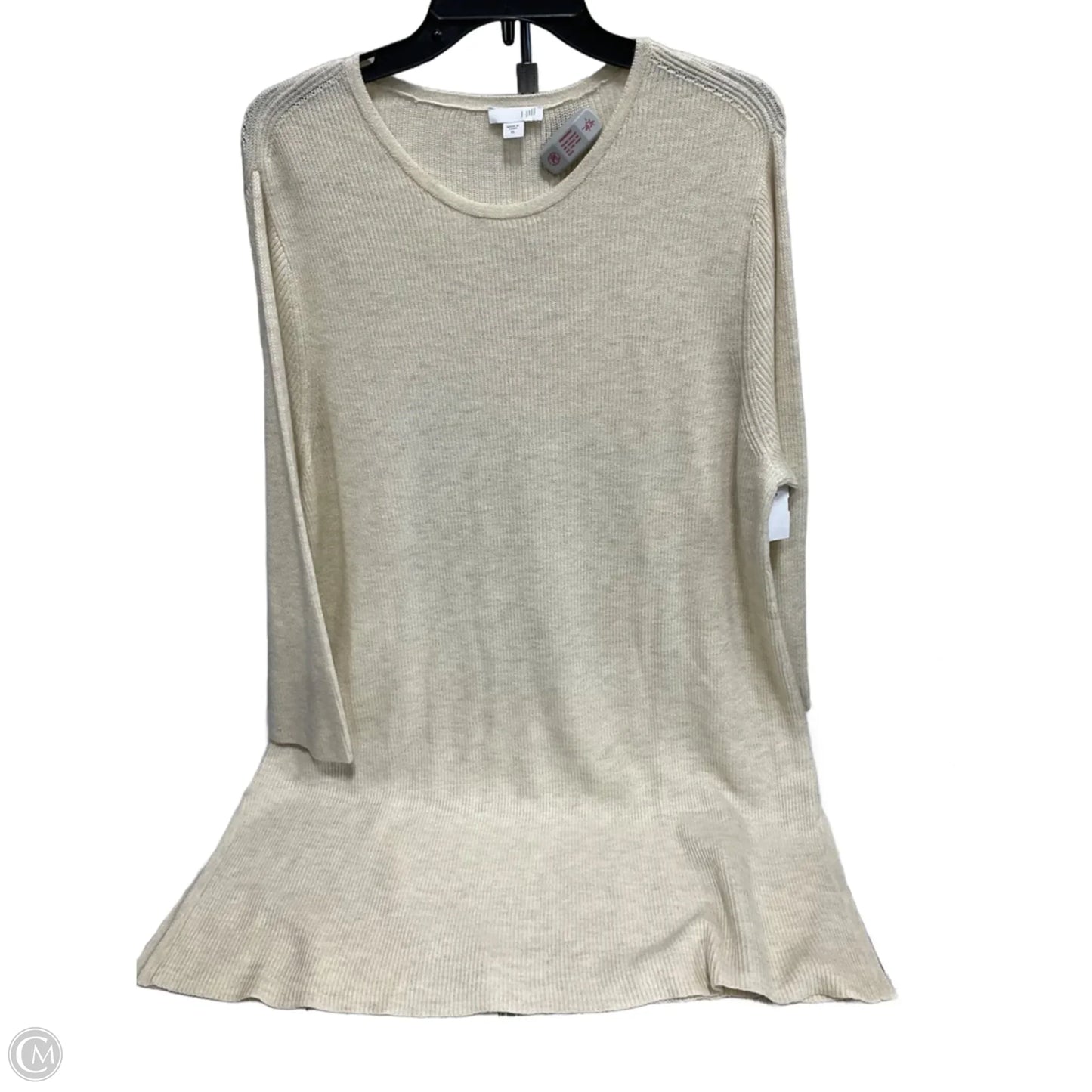 Top Long Sleeve By J. Jill In Cream, Size: Xl
