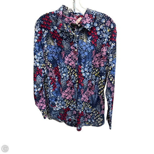 Blouse Long Sleeve By Talbots In Multi-colored, Size: Xl