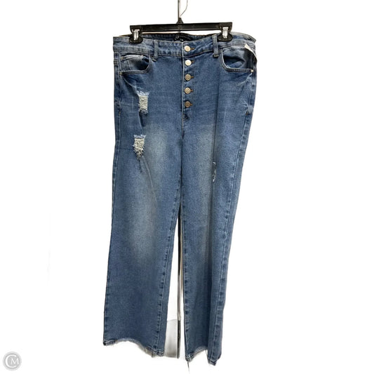 Jeans Boot Cut By Democracy In Blue Denim, Size: 16