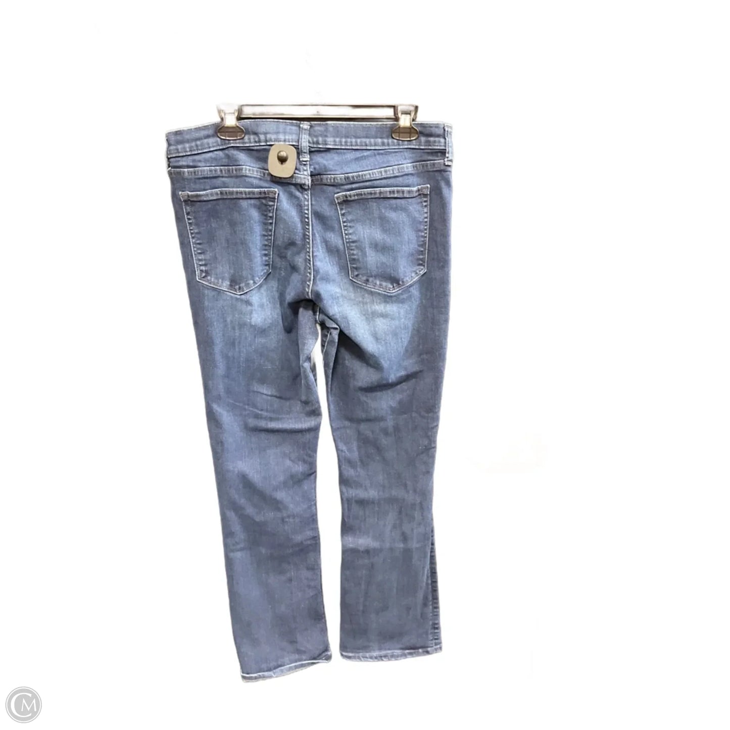 Jeans Boot Cut By Banana Republic In Blue Denim, Size: 14