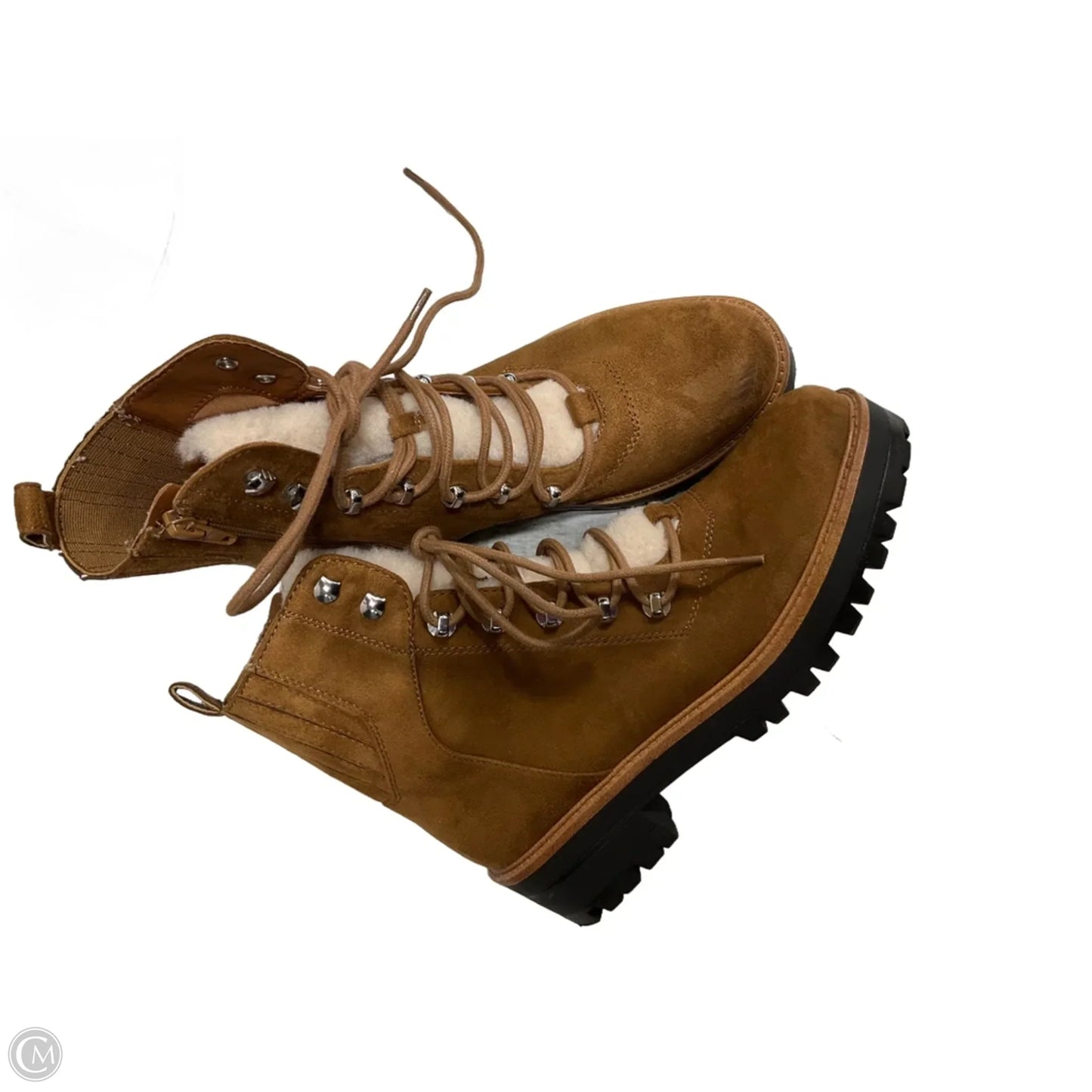 Boots Hiking By Nine West In Brown, Size: 8