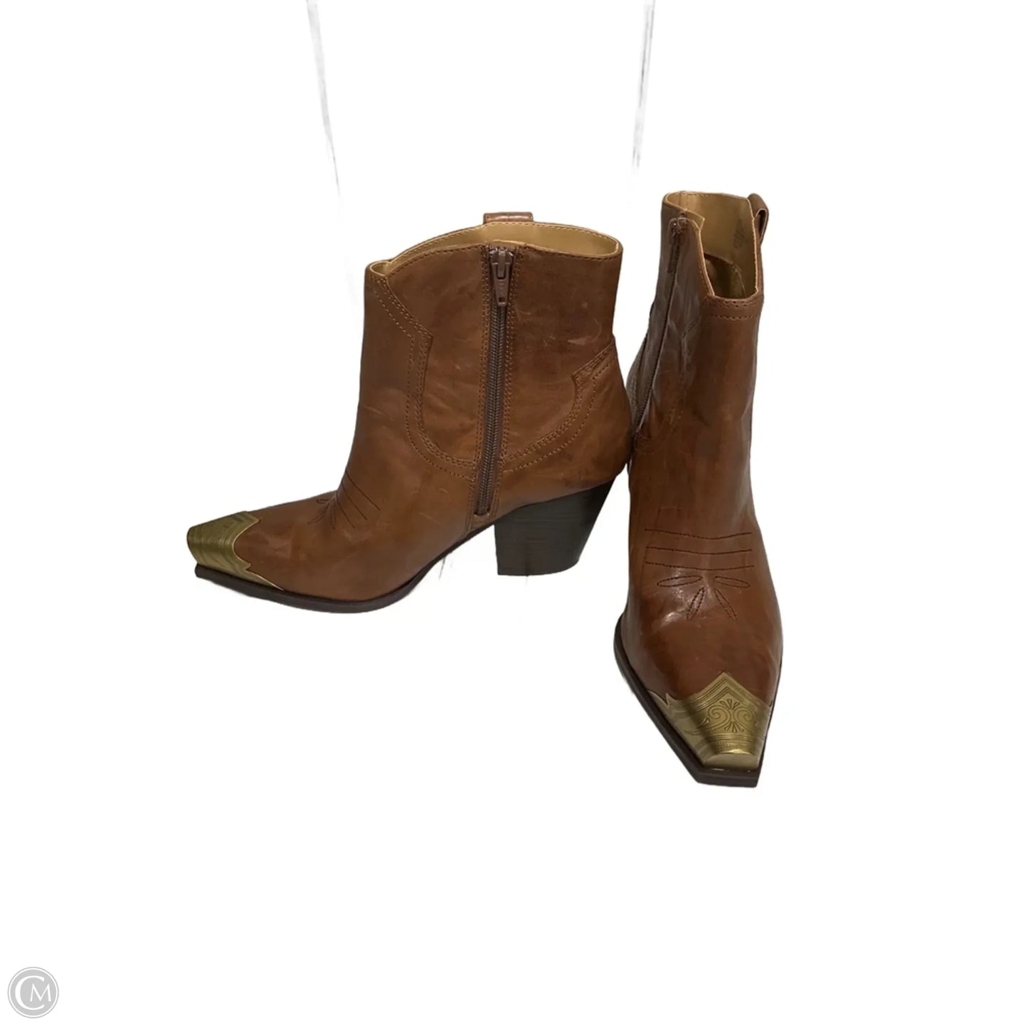 Boots Western By Gb In Brown, Size: 10