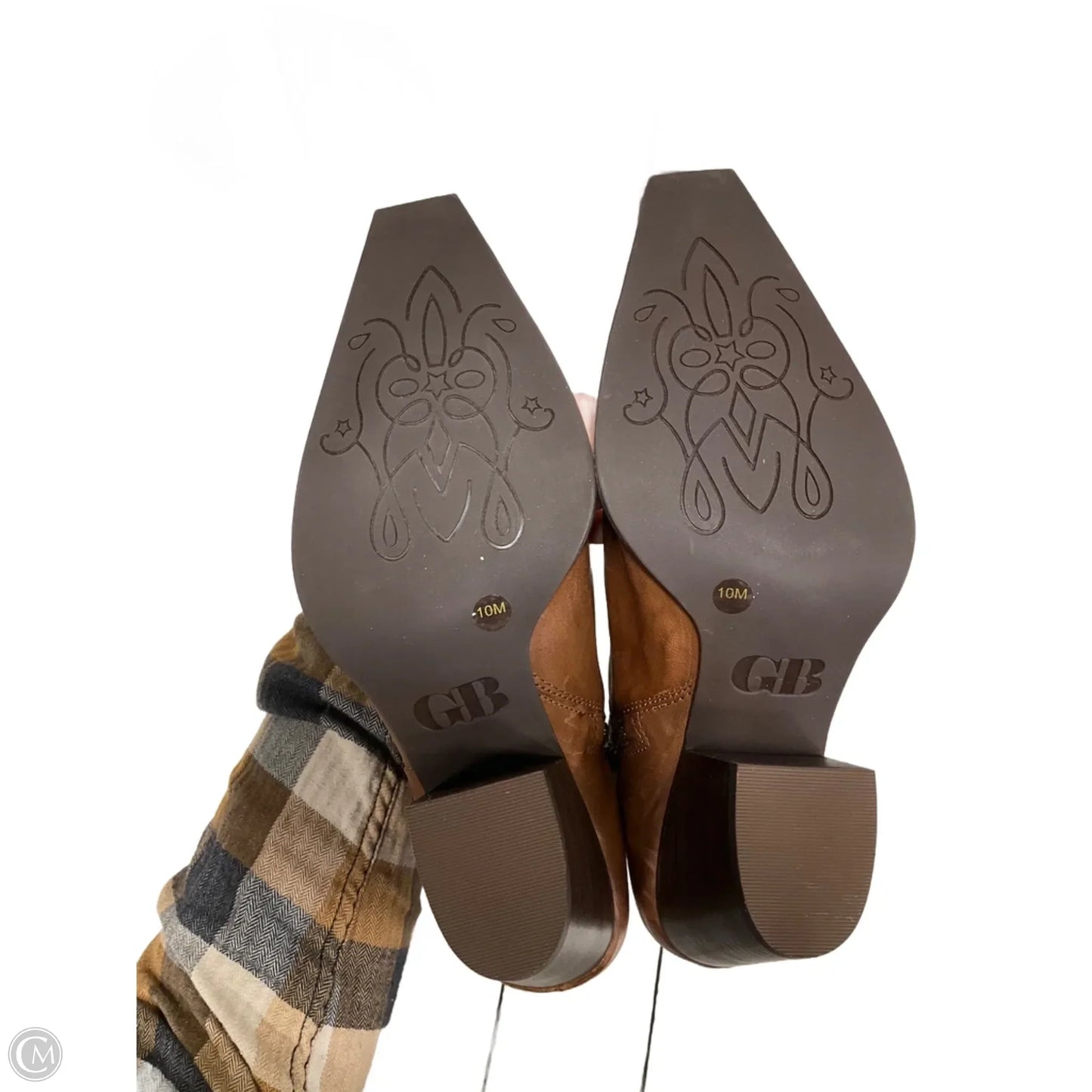 Boots Western By Gb In Brown, Size: 10