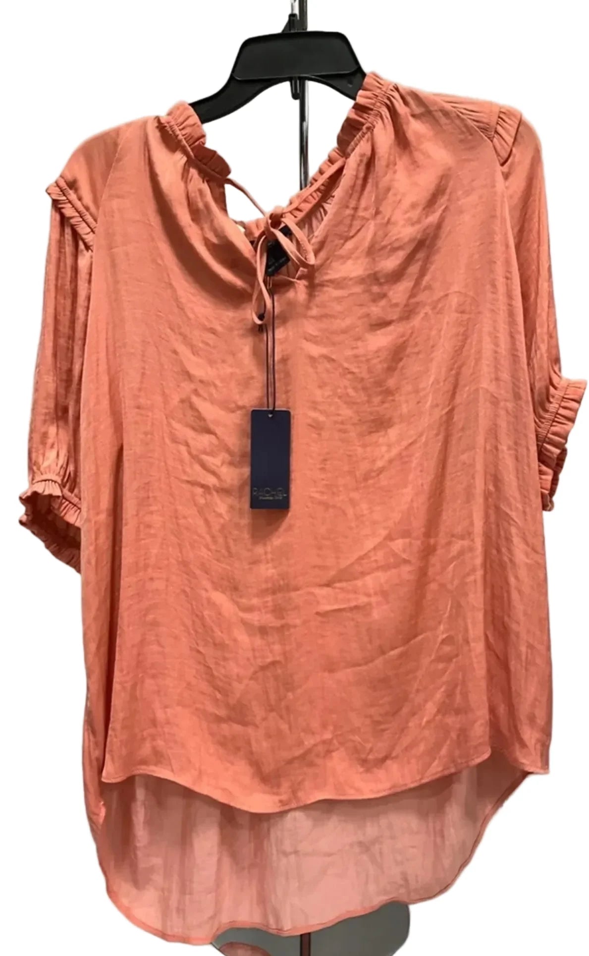 Top Short Sleeve By Rachel Roy In Orange, Size: L