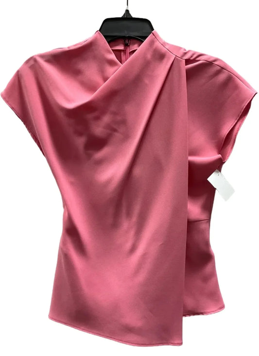 Top Short Sleeve By Top Shop In Pink, Size: S