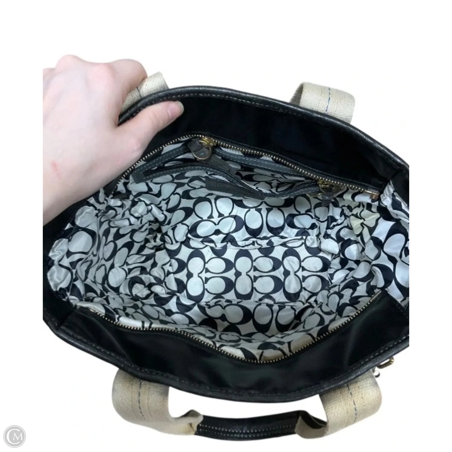 Handbag Designer By Coach, Size: Medium